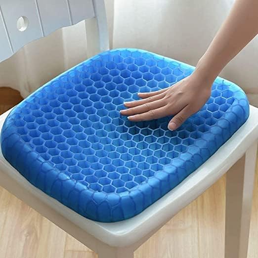 Blue Cushion Setter Flex Pillow Gel Orthopedic Seat Cushion