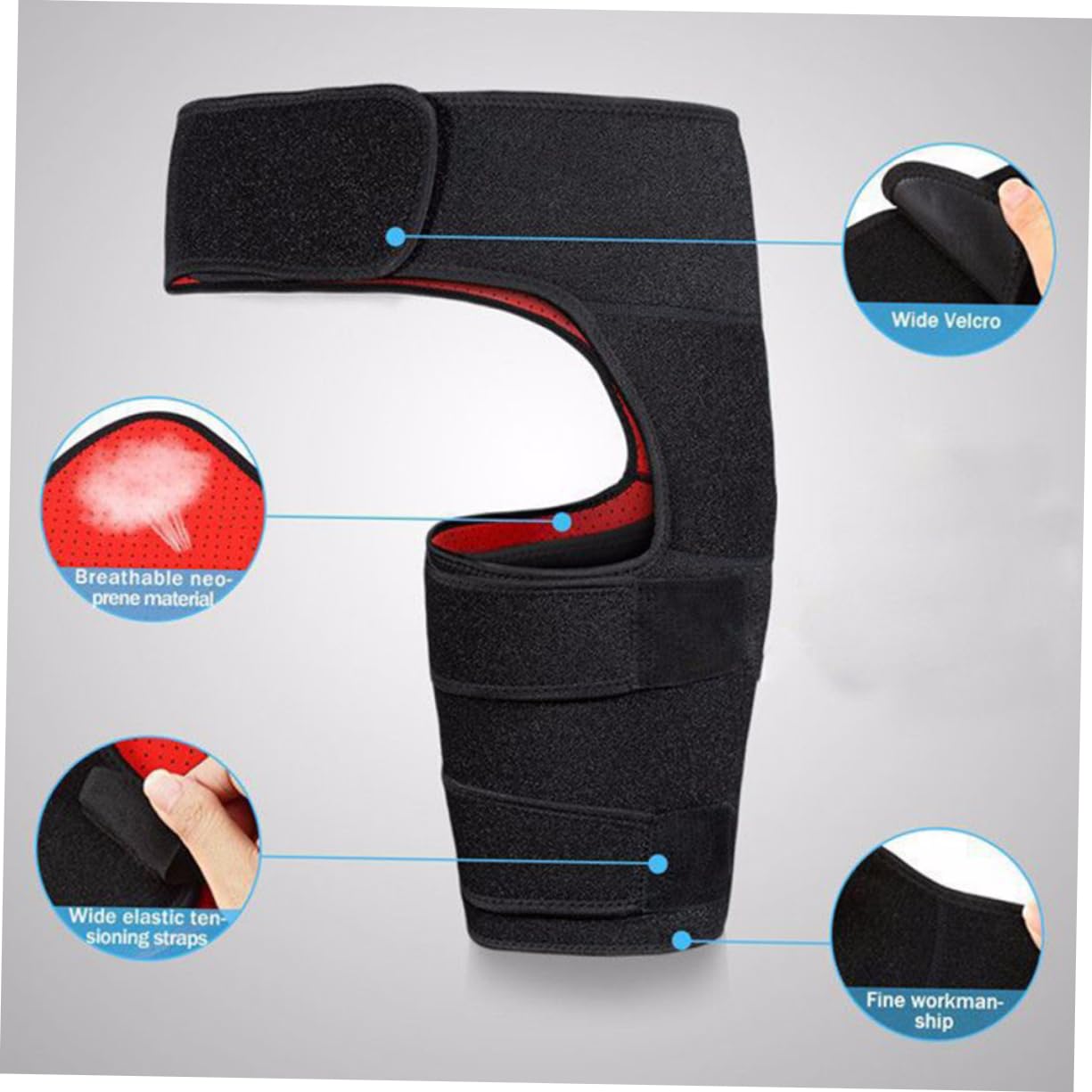 Hip Brace for Sciatica & Groin Pain Relief Compression Support Wrap