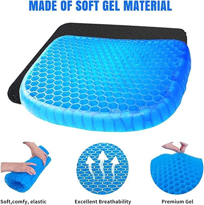 Blue Cushion Setter Flex Pillow Gel Orthopedic Seat Cushion