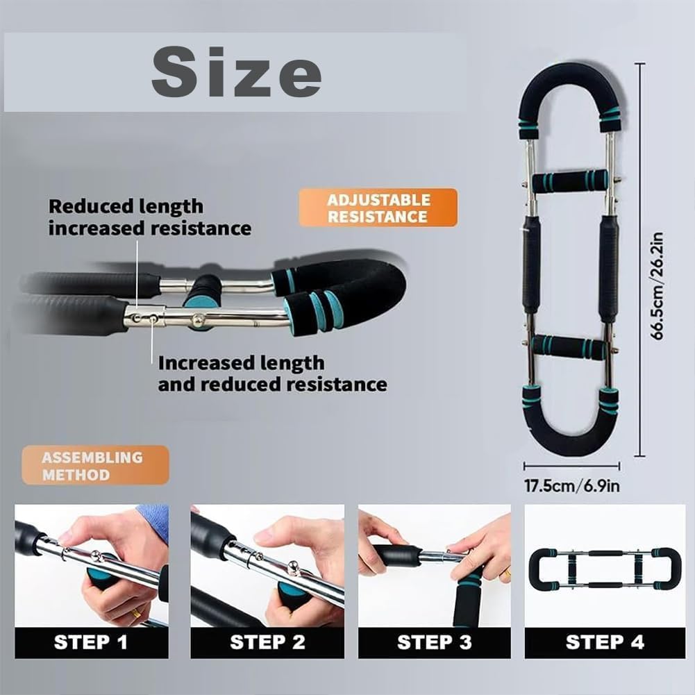 Twister Arm Trainer Adjustable 4555 kg Chest & Arm Exerciser