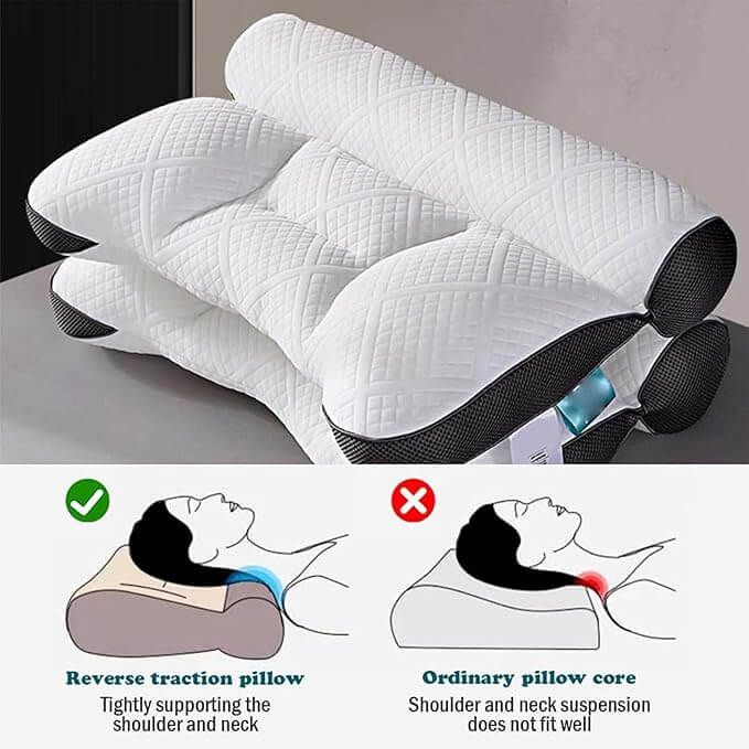 ergonomic orthopedic neck support pillow