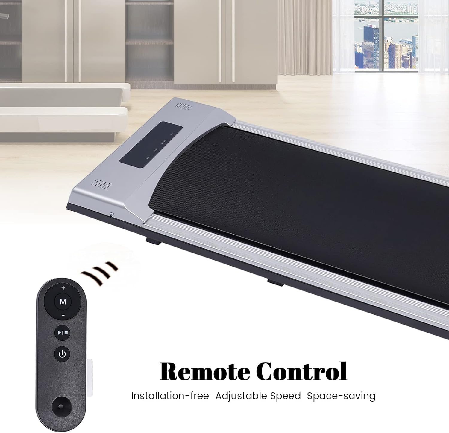 Electric Treadmill Portable Under Desk Walking Pad