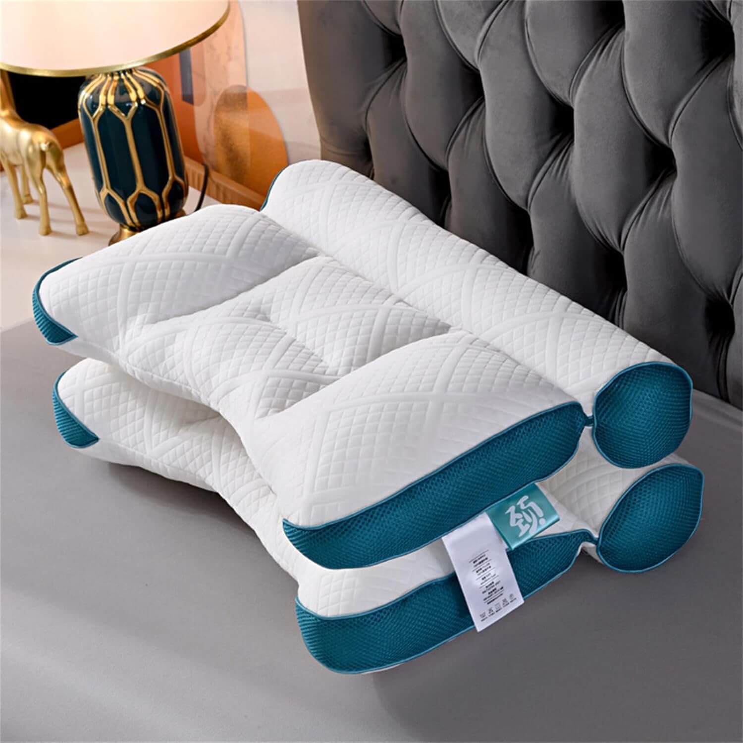 ergonomic orthopedic neck support pillow