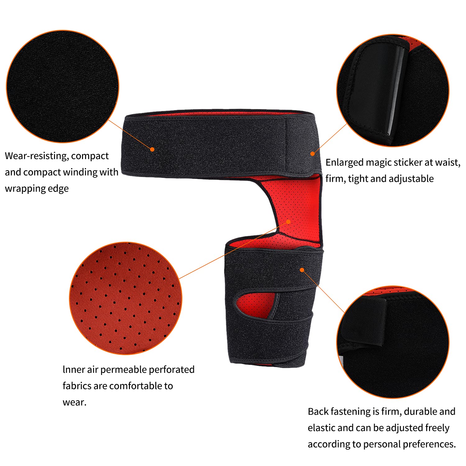 Hip Brace for Sciatica & Groin Pain Relief Compression Support Wrap