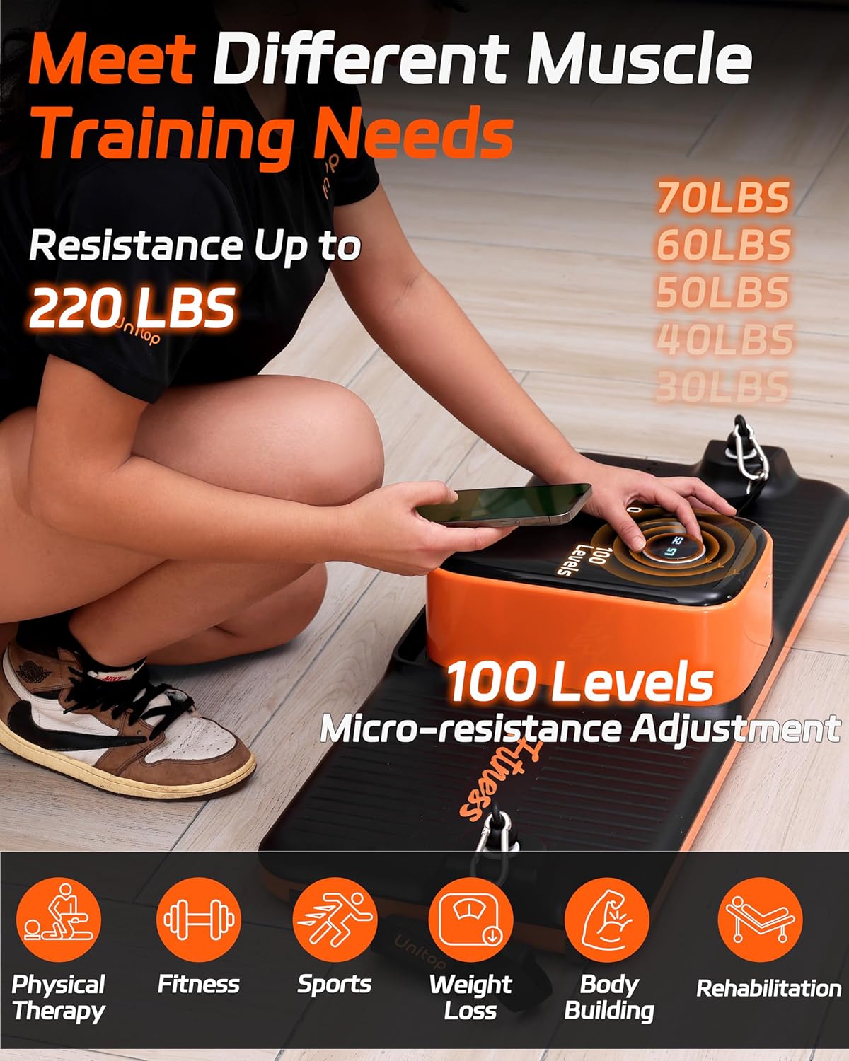 Smart Home Gym Workout Cable Machine U Trainer