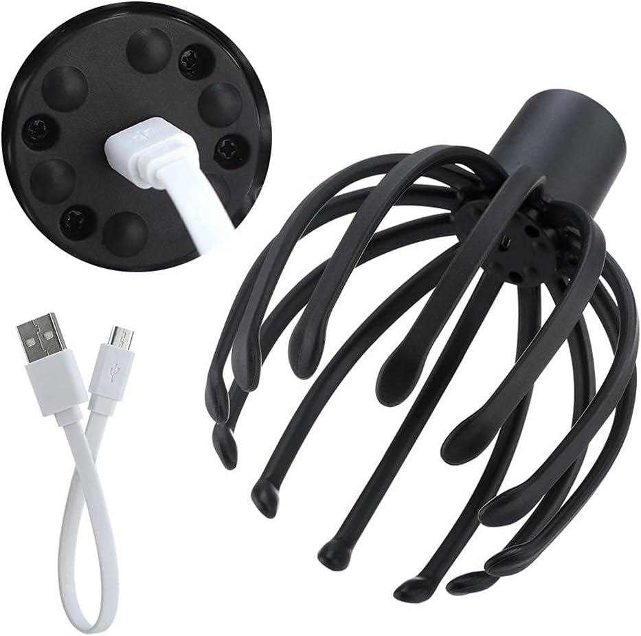 Head Massager Spider Hands-Free Electric