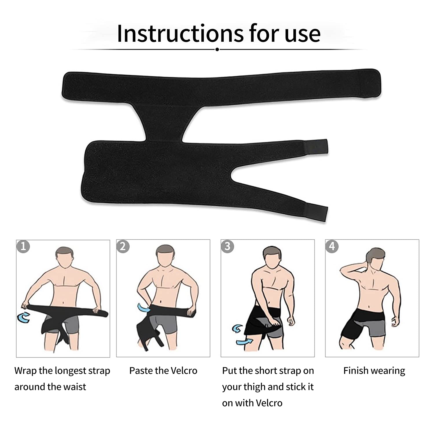 Hip Brace for Sciatica & Groin Pain Relief Compression Support Wrap