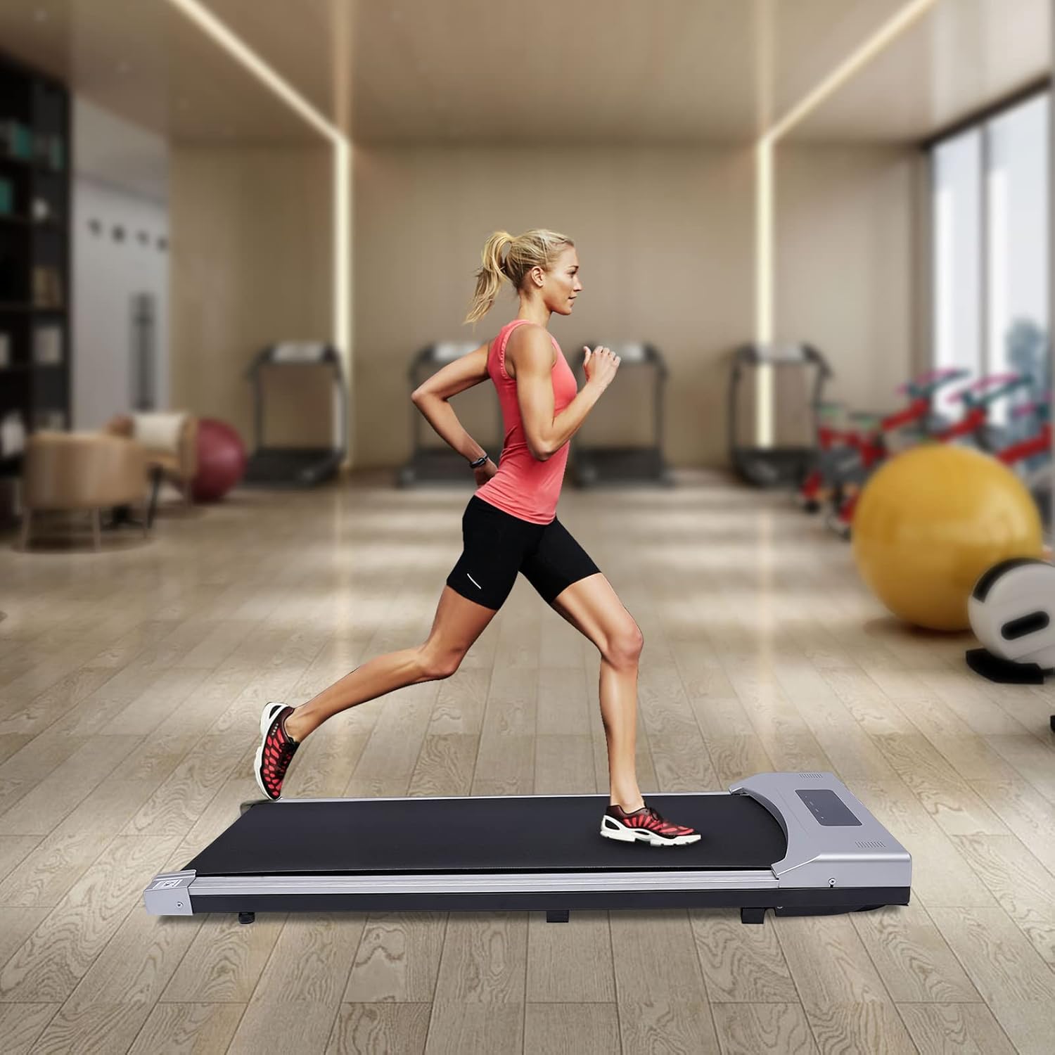 Electric Treadmill Portable Under Desk Walking Pad