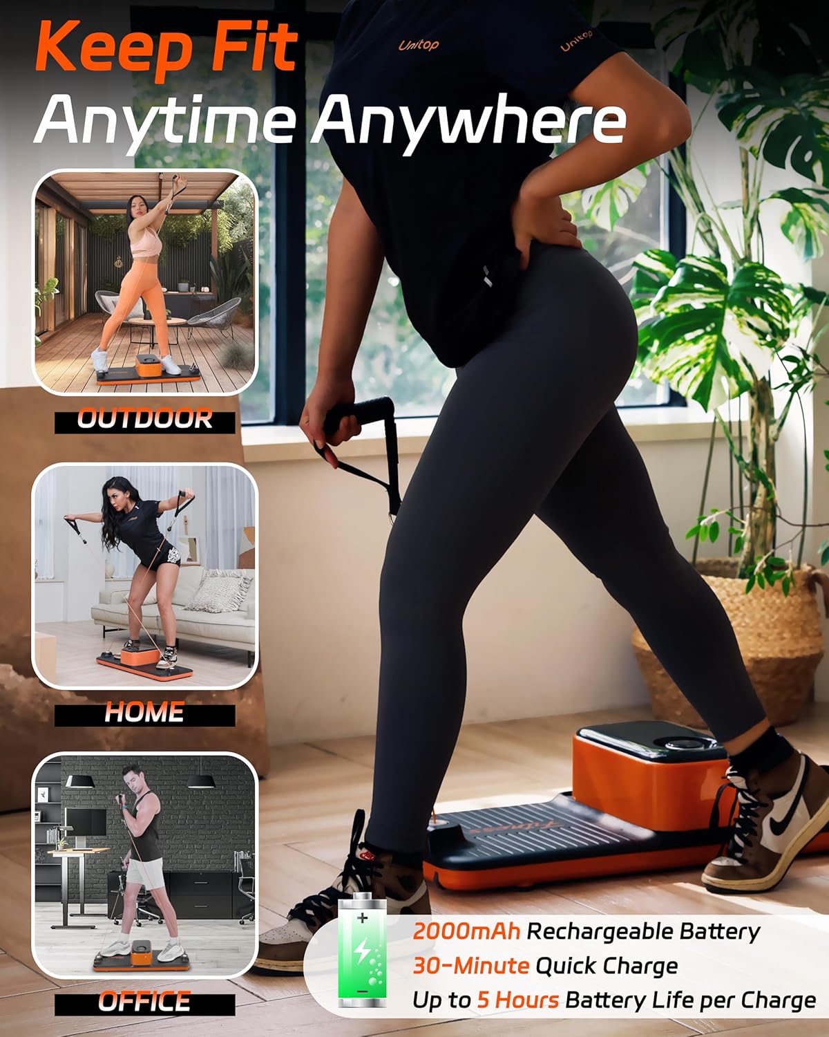Smart Home Gym Workout Cable Machine U Trainer
