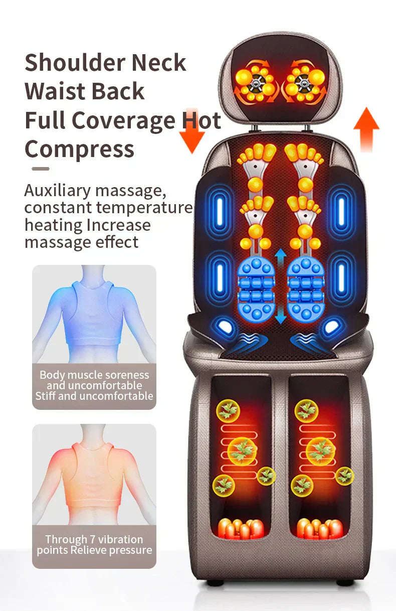 Electric Full Body Massage Chair  Shiatsu Kneading Heating