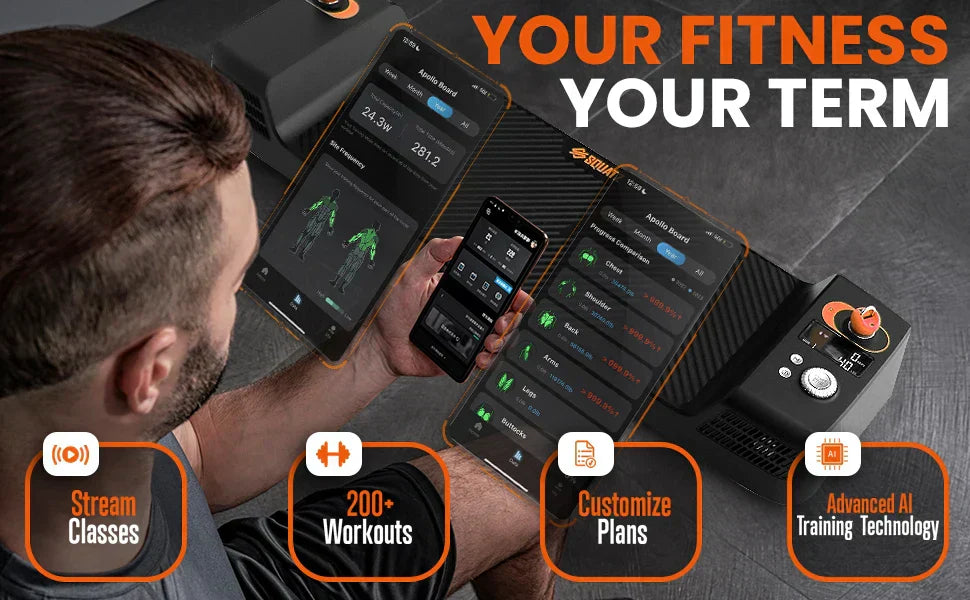 Apollo Board Mini 150 lb Resistance Smart Cable Machine