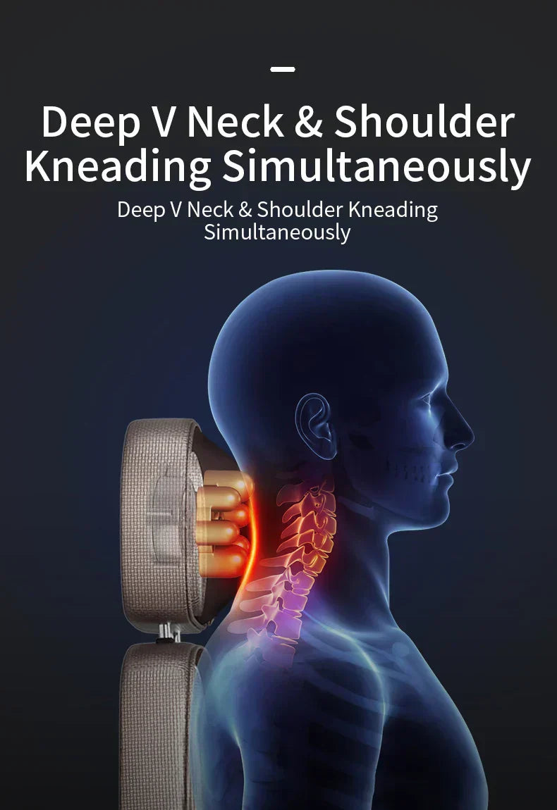 Electric Full Body Massage Chair Shiatsu Kneading Heating & Vibration