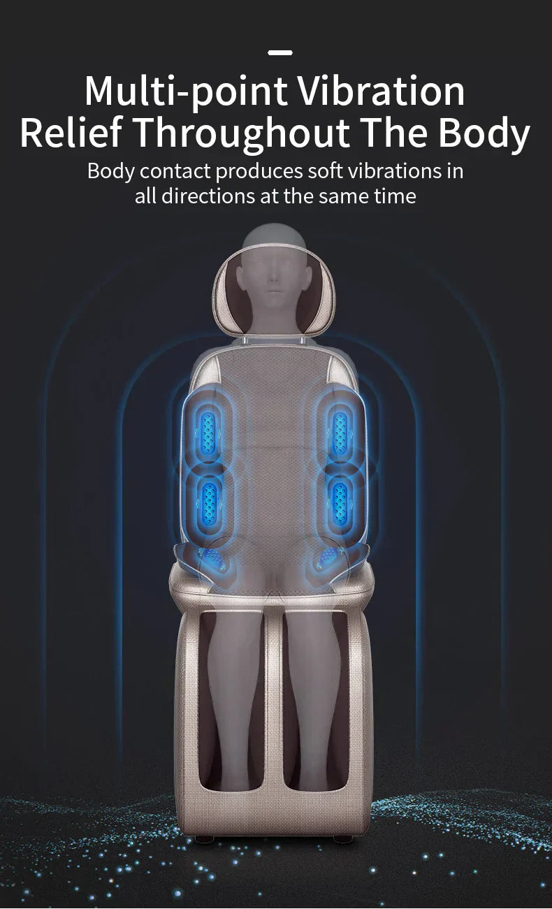 Electric Full Body Massage Chair Shiatsu Kneading Heating & Vibration